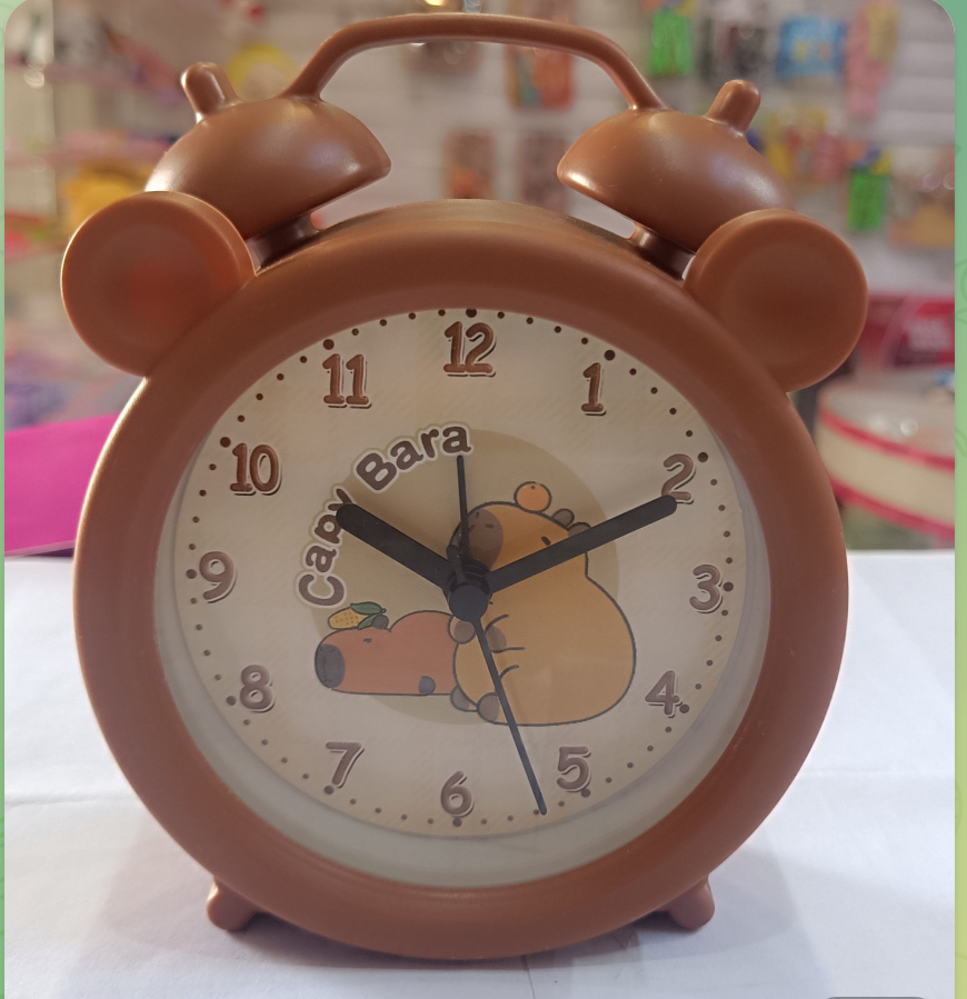 ساعت روميزي زنگدار طرح خرس